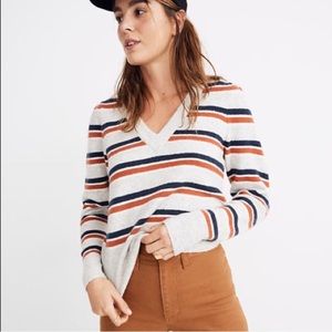 Madewell Westgate Striped Sweater (large)